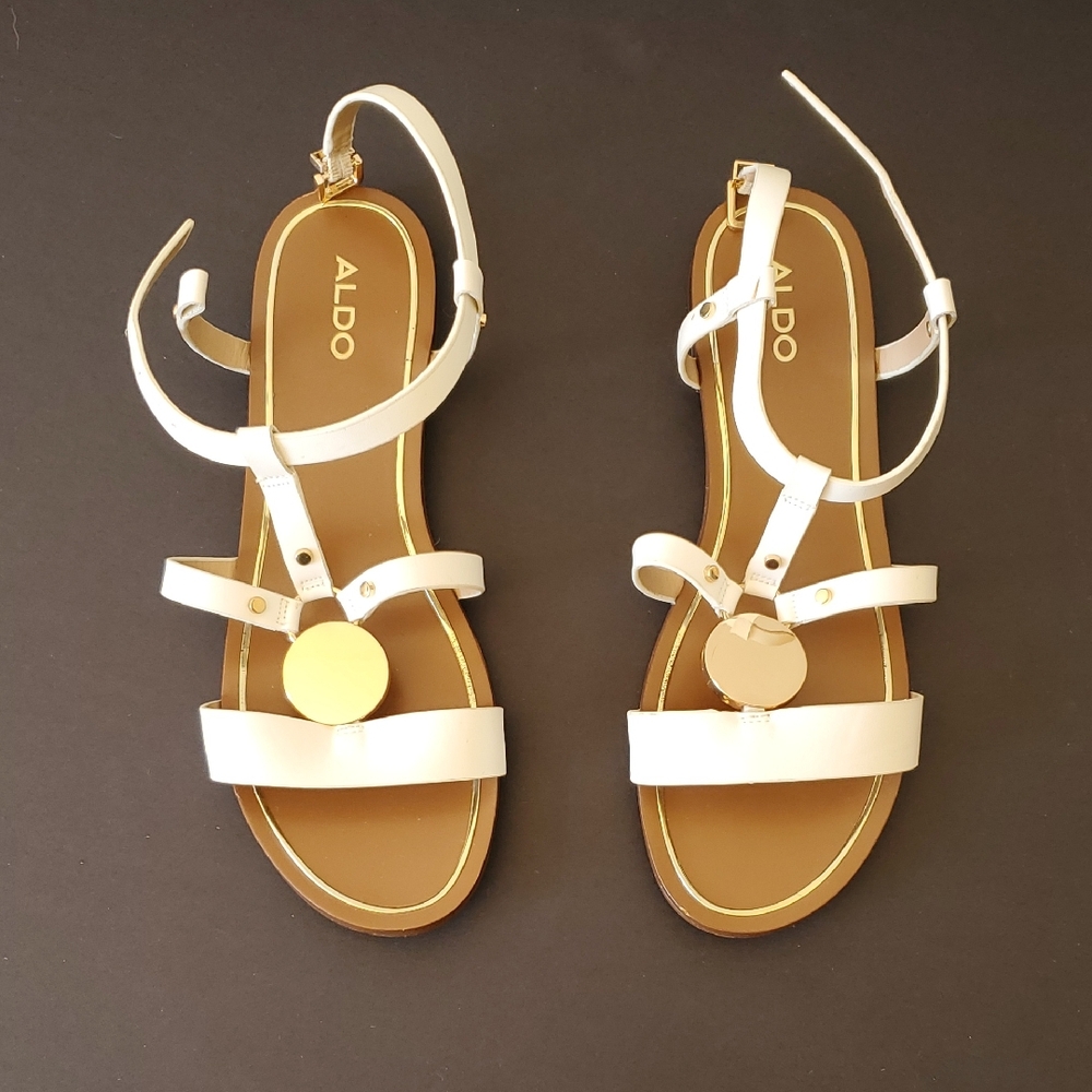 Aldo White Sandals